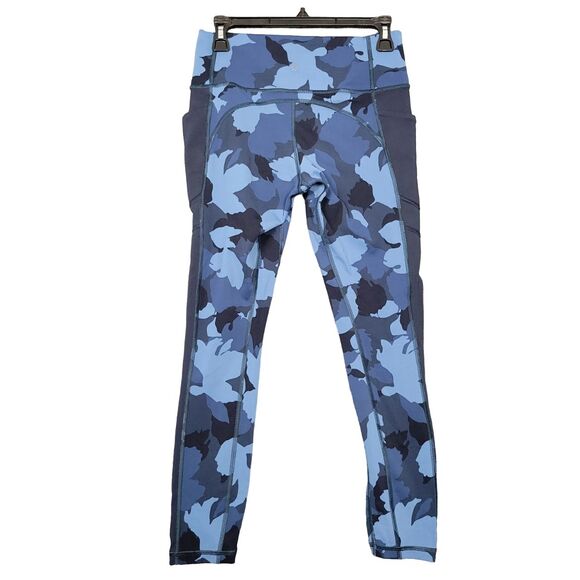 ATHLETA Blue 375583 All In Camo 7/8 Tight Leggings SIZE SMALL - Picture 3 of 14